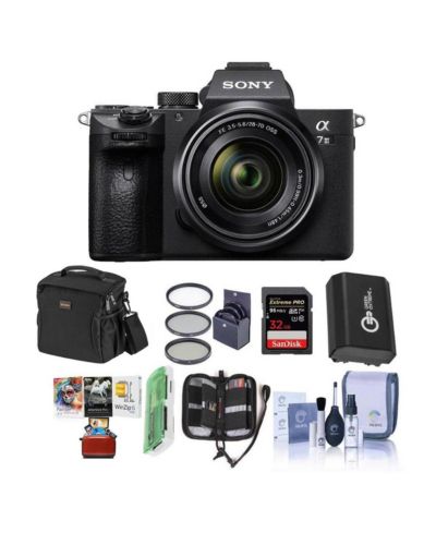 Sony Alpha a7 III 24.2MP UHD 4K Full-Frame Mirrorless Digital Camera with FE 28-70mm Lens