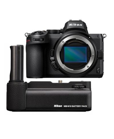 Зеркальная беззеркальная камера Nikon Z5 с Nikon MB-N10 Multi Battery Power Pack