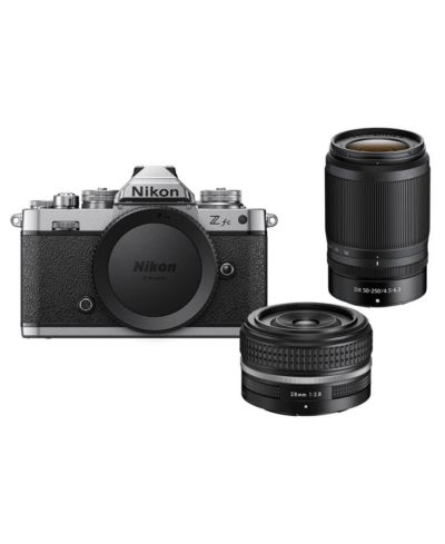 Nikon Z fc Dx-Format 4K UHD Vlogger-Ready Mirrorless Camera with Lenses