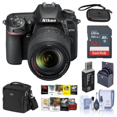 Nikon D7500 with AF-S DX NIKKOR 18-140mm f/3.5-5.6G ED VR Lens 20.9 MP 4K Ultra HD DSLR Camera