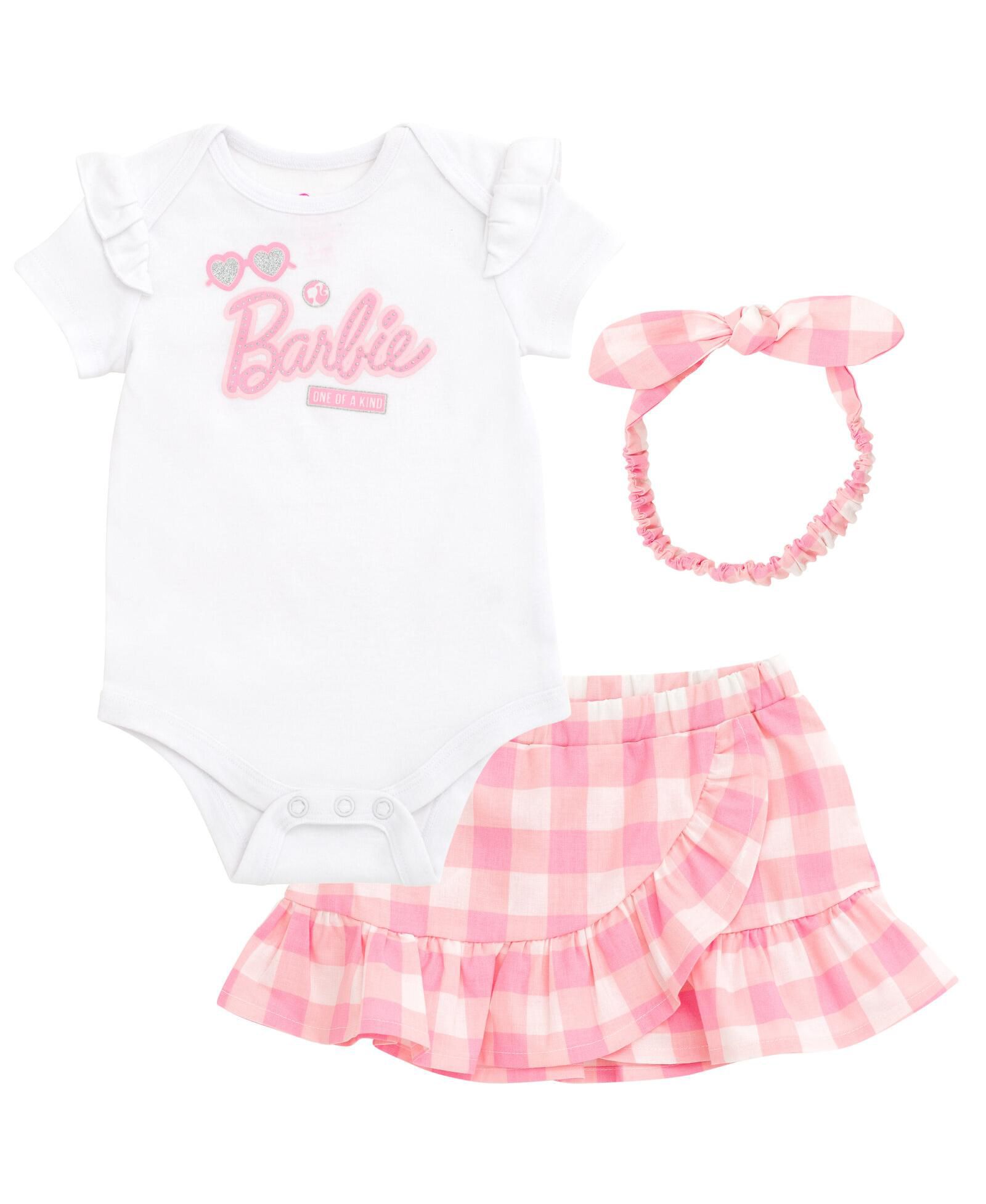 Barbie комплект из 3 предметов для новорожденных