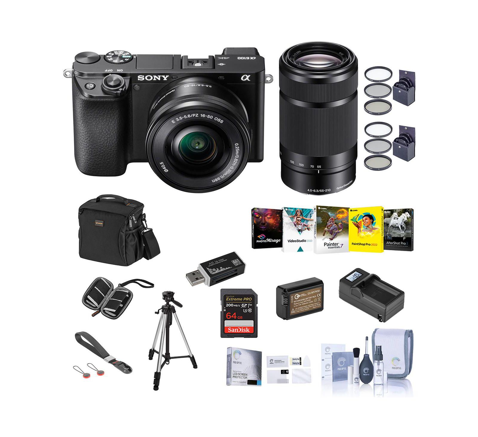 Беззеркальная камера Sony Alpha a6100 24,2 МП с видеозаписью 4K