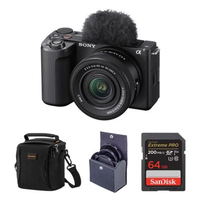 Sony Alpha ZV-E10 II 4K 26MP Mirrorless Camera with E PZ 16-50mm Lens