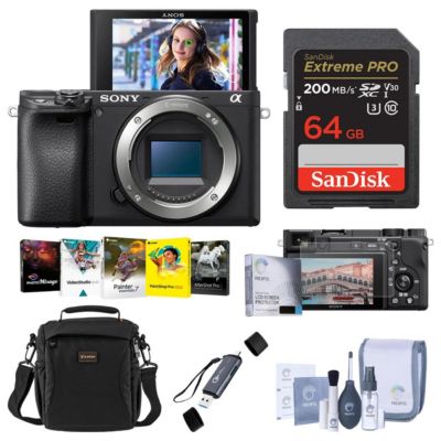 Sony Alpha a6400 24.2MP 4K Mirrorless Digital Camera