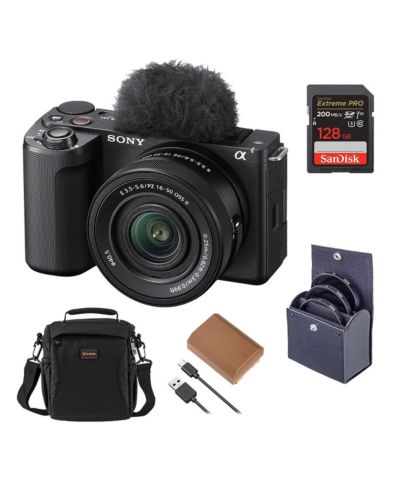 Sony Alpha ZV-E10 II 26MP 4K Mirrorless Camera with E PZ 16-50mm Lens