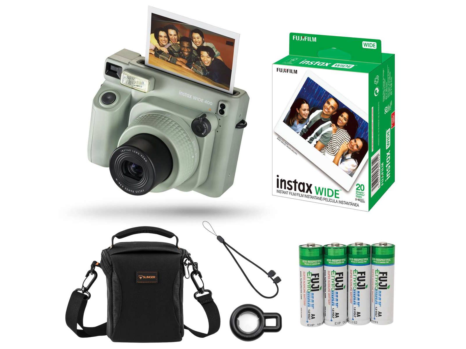 Набор с камерой Fujifilm Wide 400 для мгновенной печати с таймером