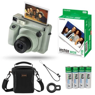 Fujifilm Wide 400 Self-Timer Instant Film Camera Bundle