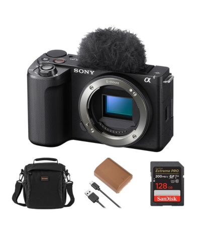 Sony Alpha ZV-E10 II Mirrorless Camera, Black with Essentials Kit