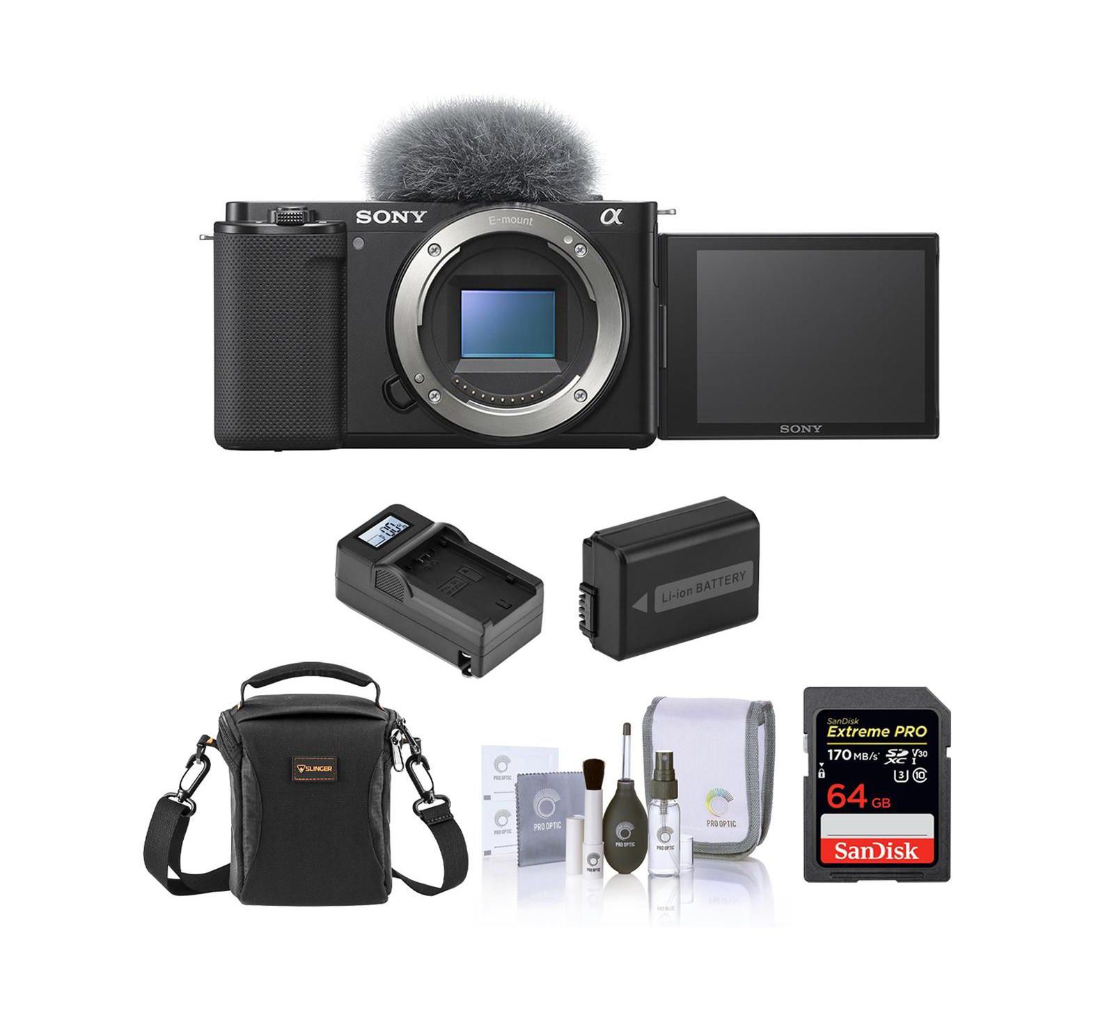 Беззеркальная vlogging камера Sony ZV-E10 Black