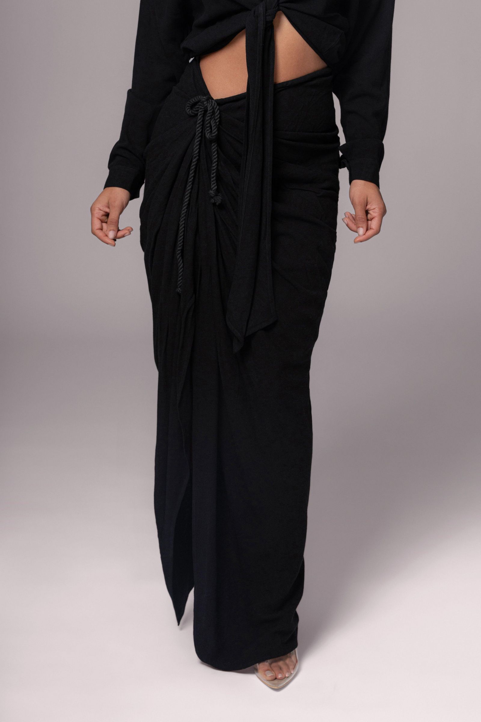 Женская юбка JLUXLABEL Noelia Linen Slit