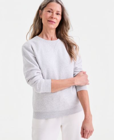 Свитшот Style & Co Women's Long-Sleeve Crewneck