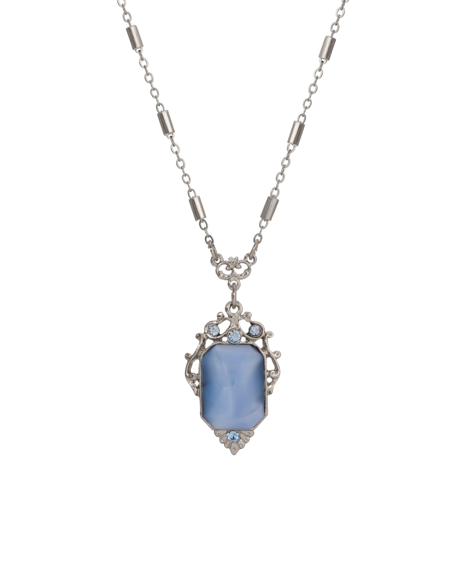Ожерелье с кулоном 2028 Blue Moonstone Crystal