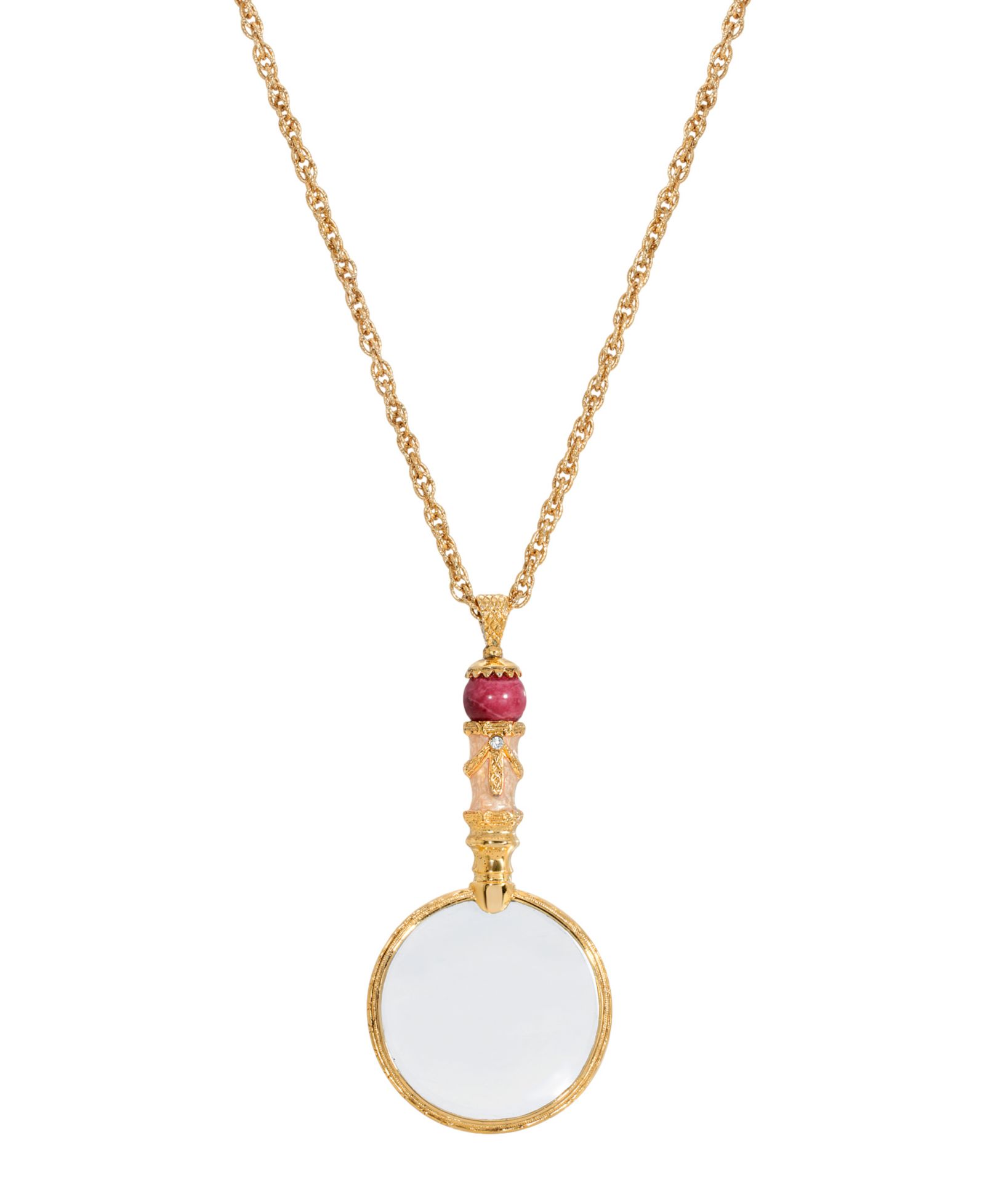 Ожерелье 2028 Maroon Howlite Magnifier