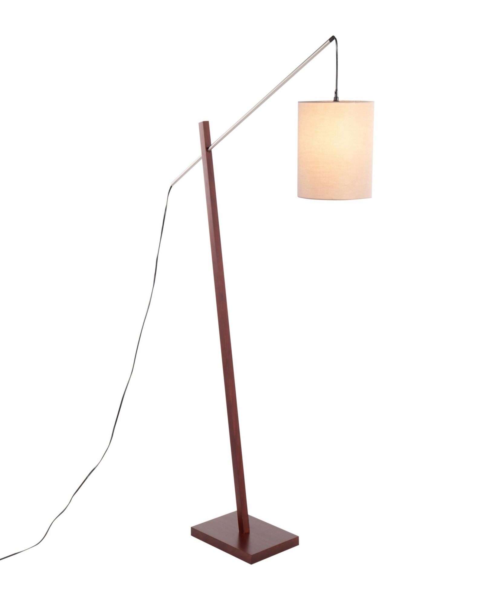 LumiSource Arturo 60" Wood and Metal Floor Lamp