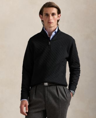 Polo Ralph Lauren Men's Quilted Double-Knit Jersey Pullover