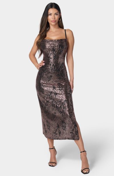 Платье макси Bebe Women's с анималистичным принтом зебры