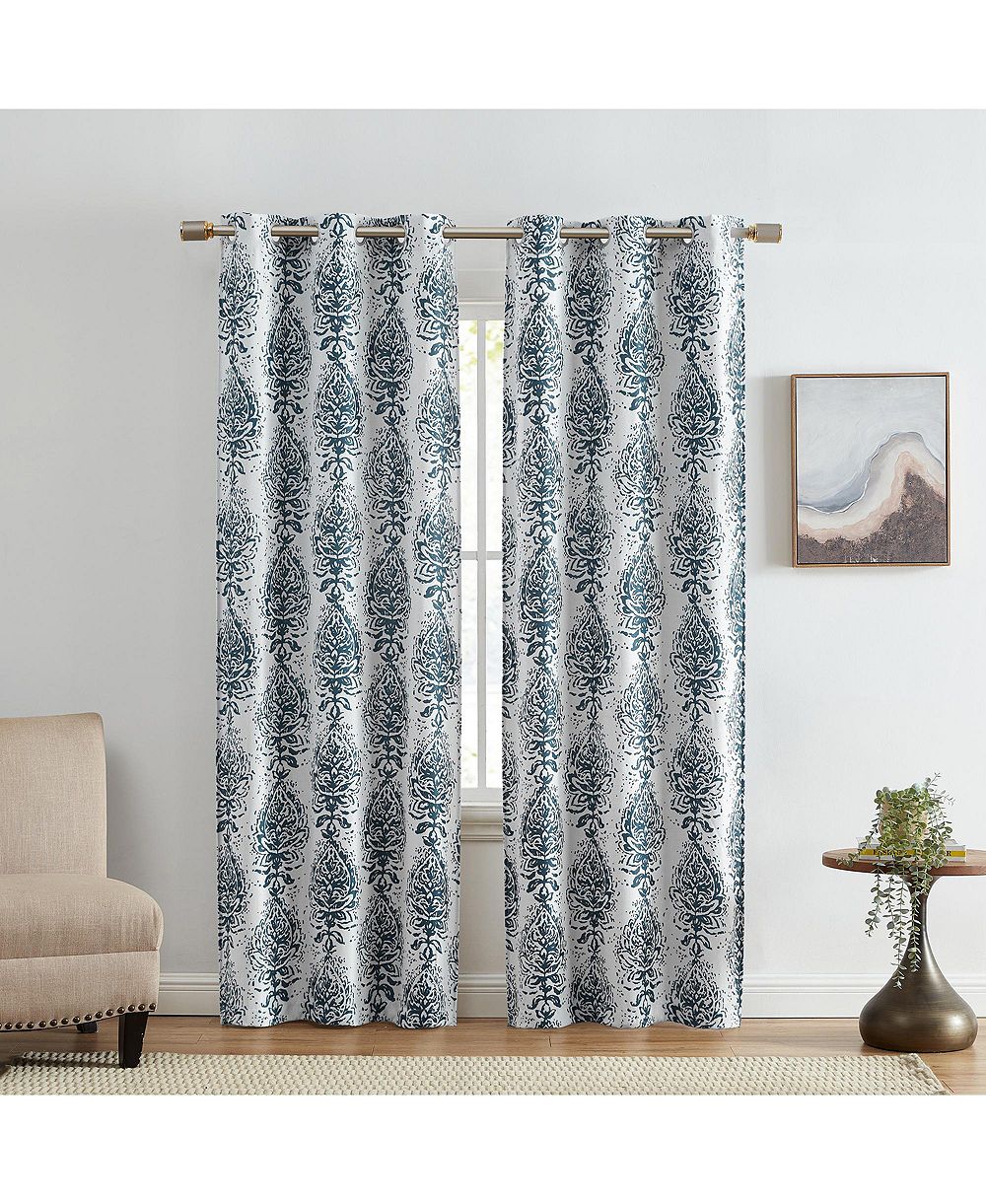Elrene Home Fashions занавески для окон Raja Boho Print Blackout, набор из 2 шт.