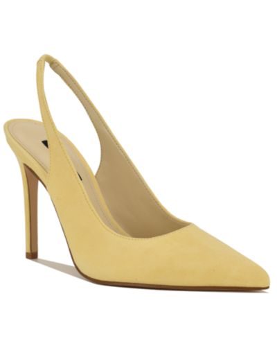 Nine West Women's Feather Slingback Stiletto Pumps
