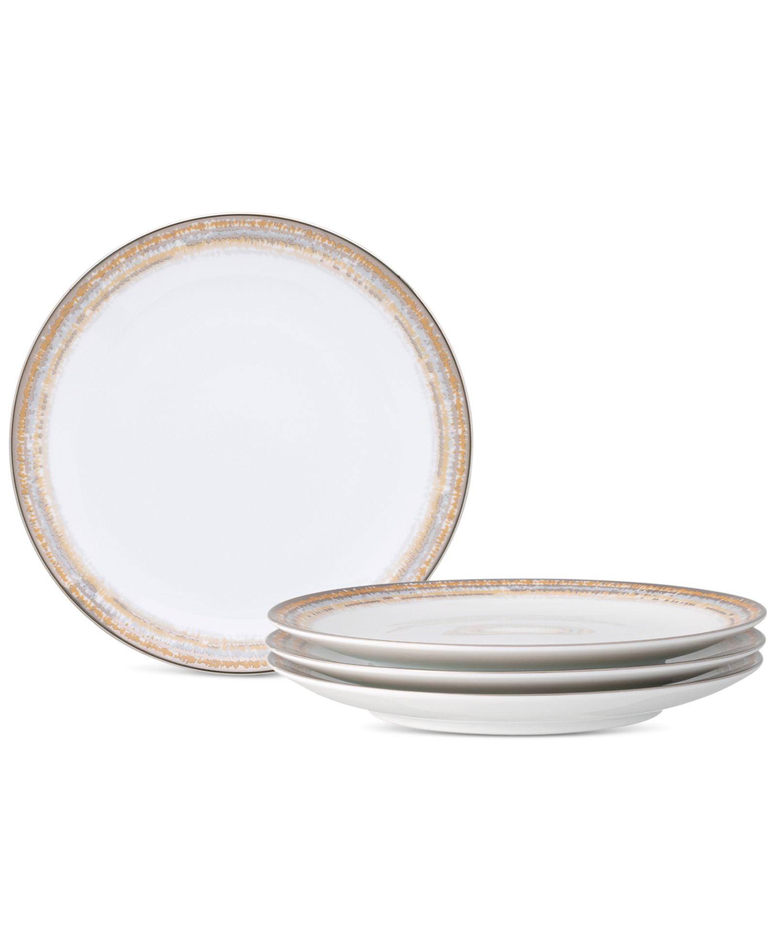 Noritake Raylan Set of 4 Bread & Butter/Appetizer Plates, 6.25"