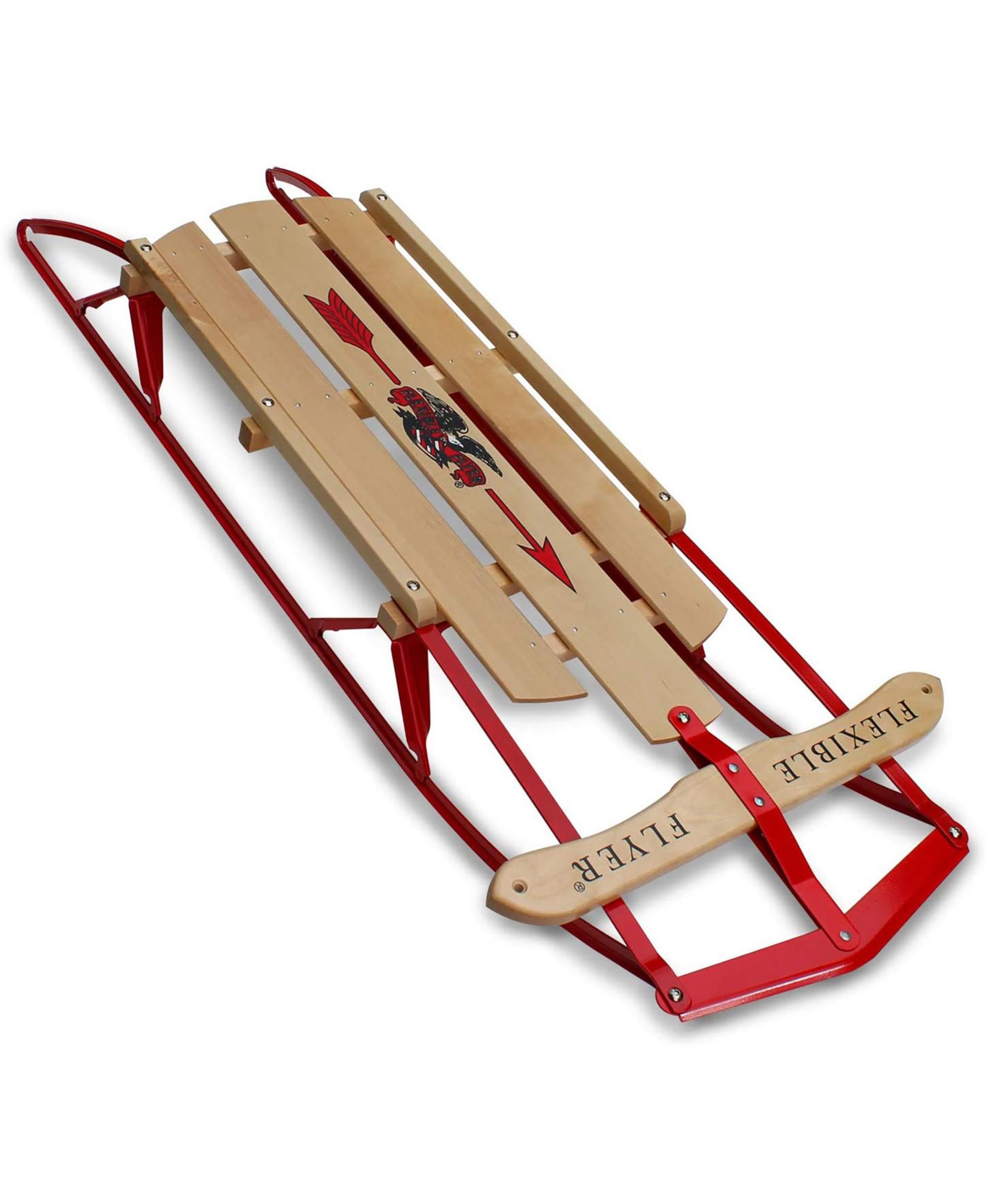 Металлические санки Flexible Flyer для детей 48" из стали и дерева