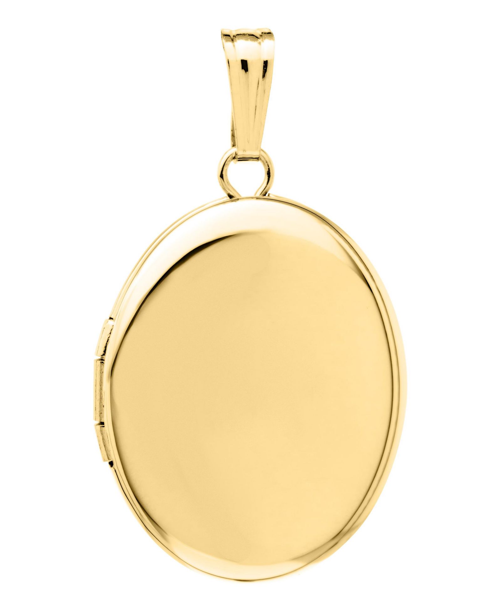 Filled Oval Polished Locket for Women