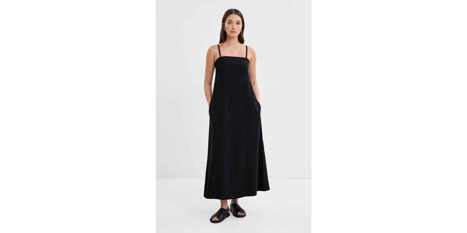Женское платье Marcella Women's Aine Linen с конвертируемыми лямками и карманами