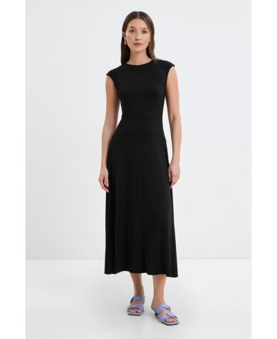 Женское миди-платье Marcella Alina Sleeveless Round-Neck Flowy Jersey