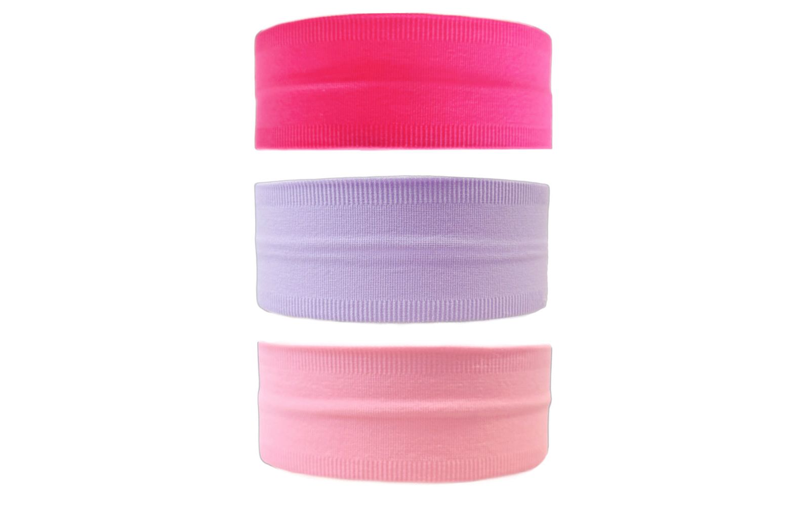 Набор тренировочных повязок для волос Headbands of Hope, Purple + Pink + Hot Pink