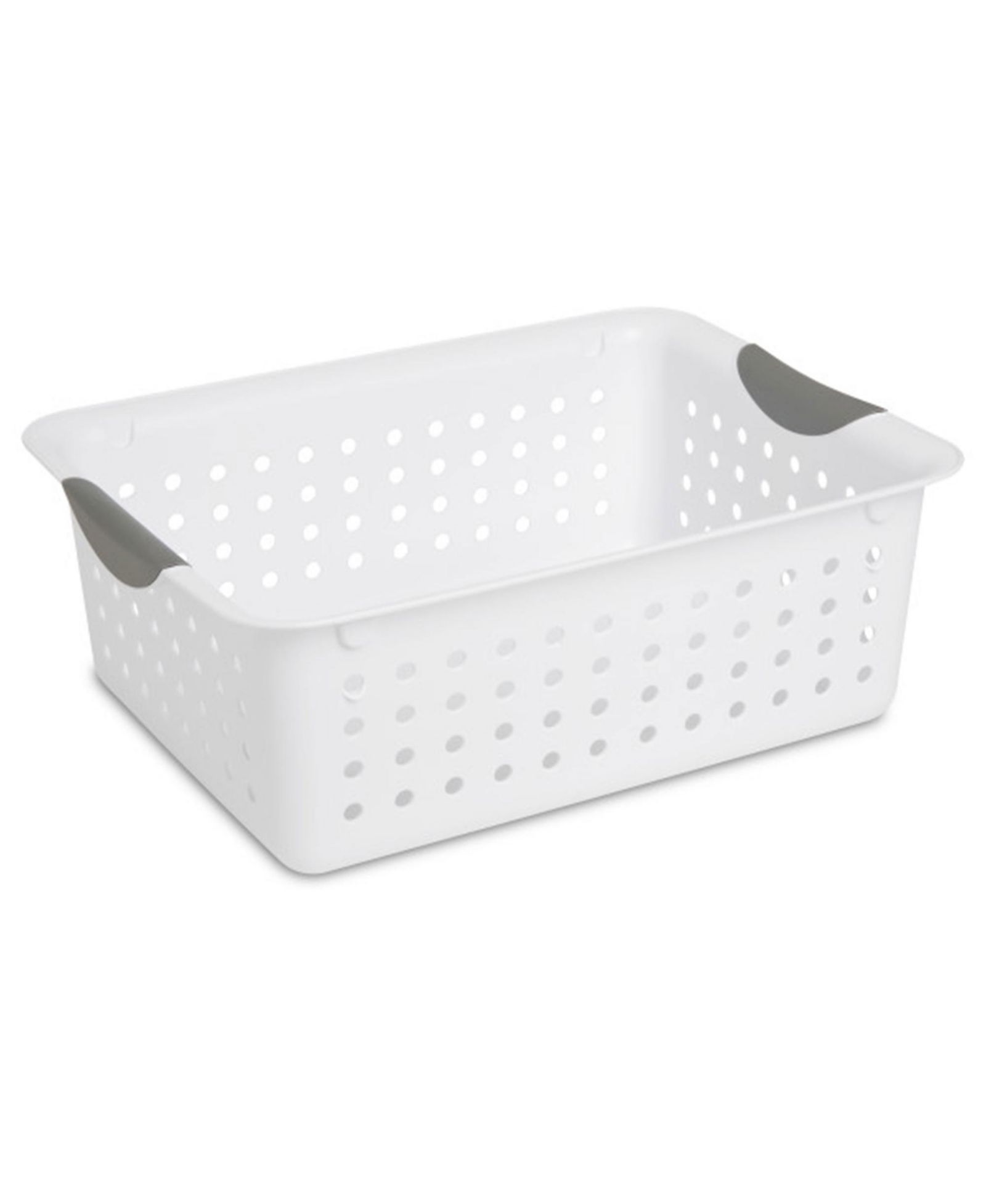 Sterilite Medium Ultra Plastic Storage Organizer Basket with Handles, (24 Pack)