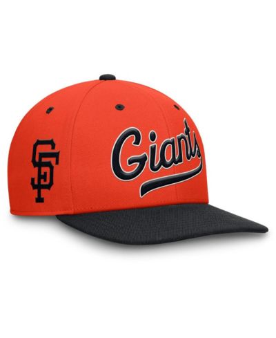 Мужская кепка Nike San Francisco Giants Cooperstown Collection Pro Performance Snapback, оранжево-черная