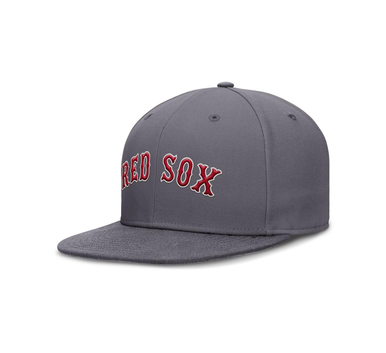 Nike Мужская кепка Boston Red Sox Performance True Fitted, серый цвет