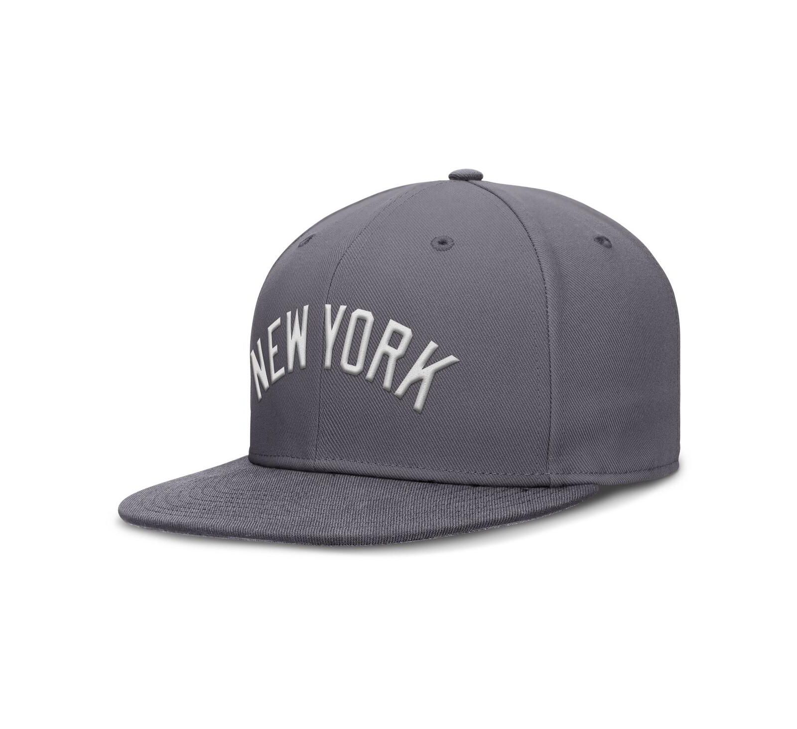 Nike Men's Gray New York Yankees Performance True Fitted Hat