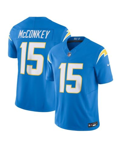 Nike Men's Ladd McConkey Powder Blue Los Angeles Chargers Team Vapor F.U.S.E. Limited Jersey