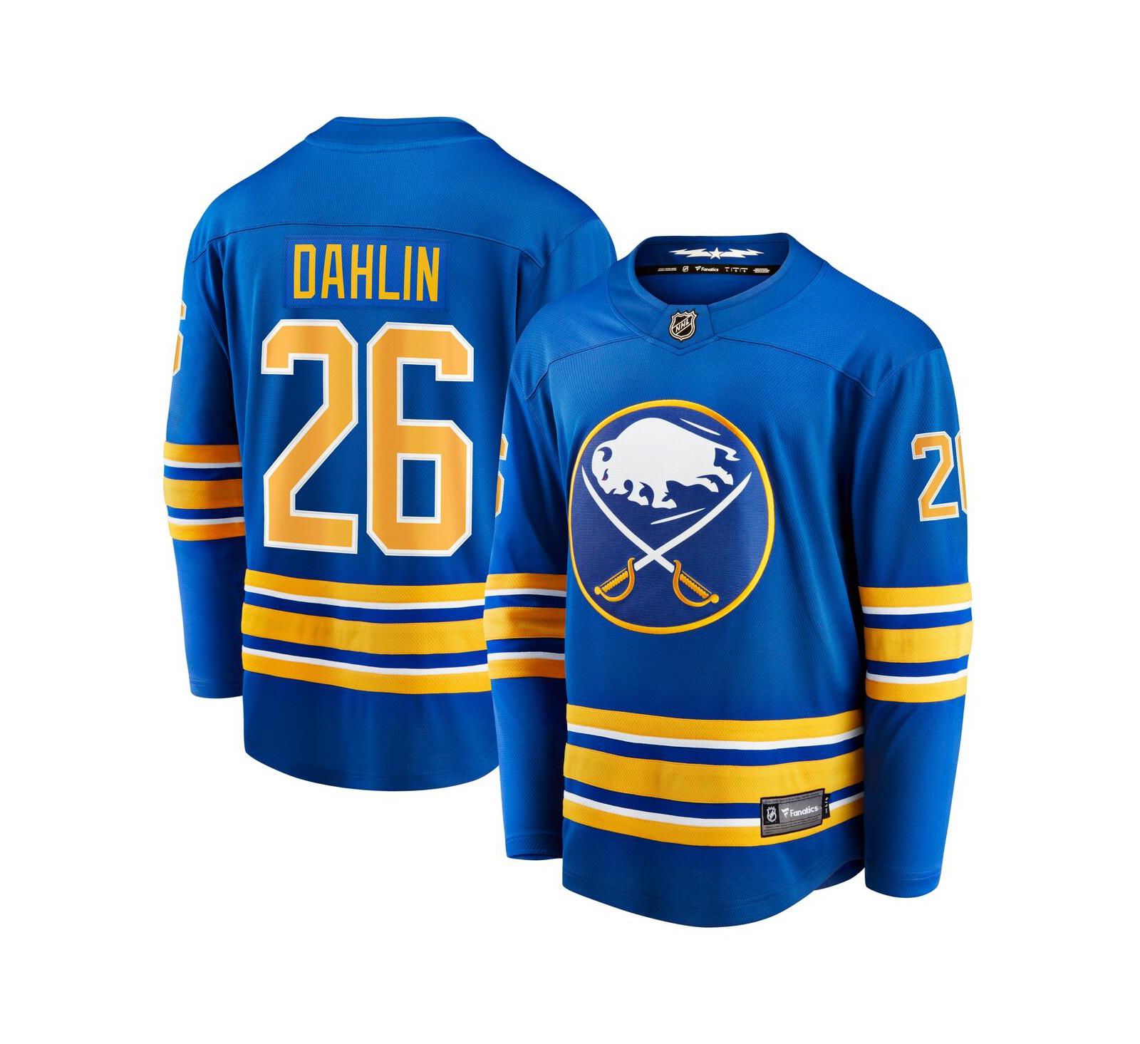 Мужская джерси Fanatics Rasmus Dahlin Royal Buffalo Sabres Home Breakaway