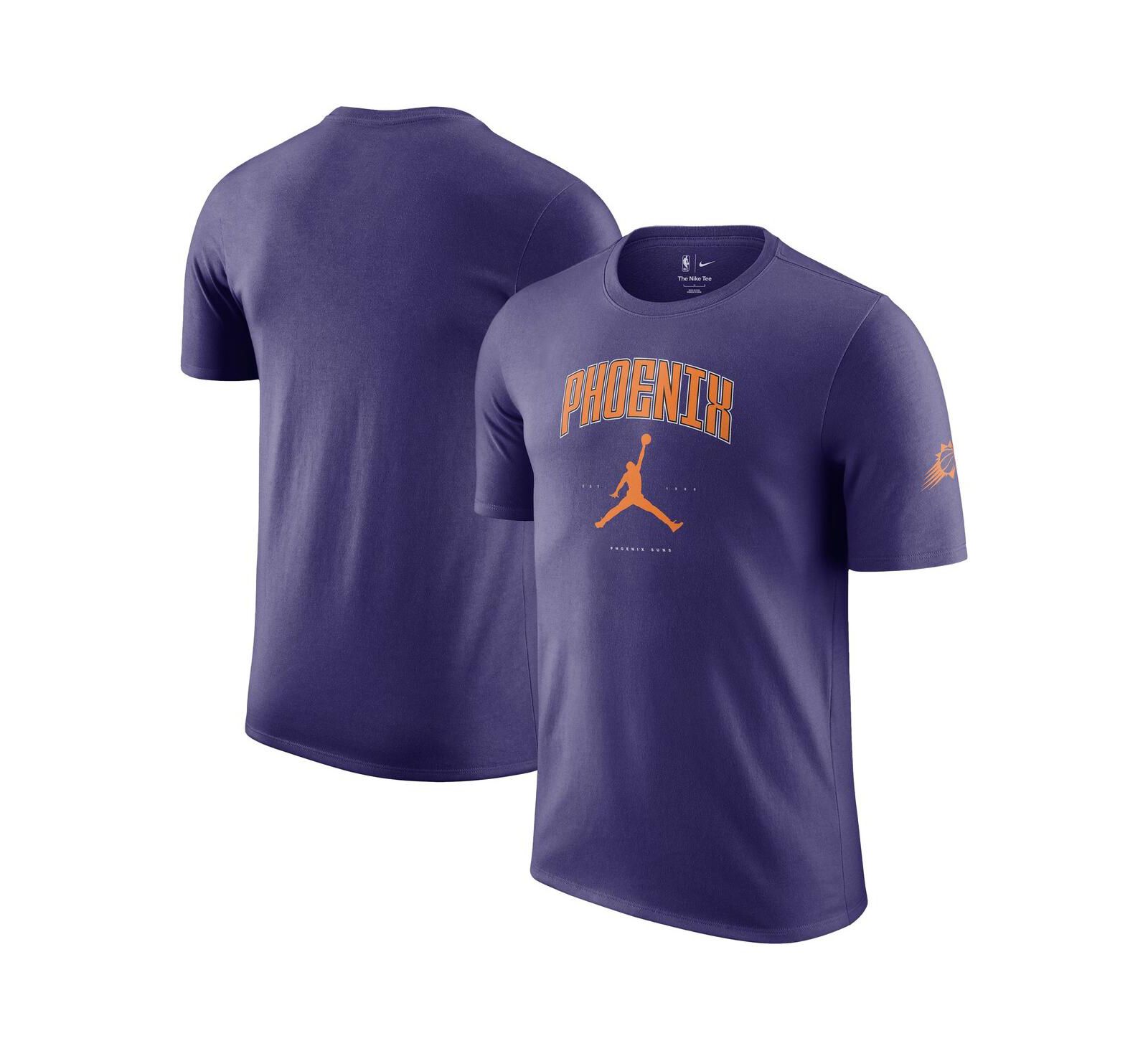 Jordan Men's and Women's Purple Phoenix Suns Essential Cities T-Shirt