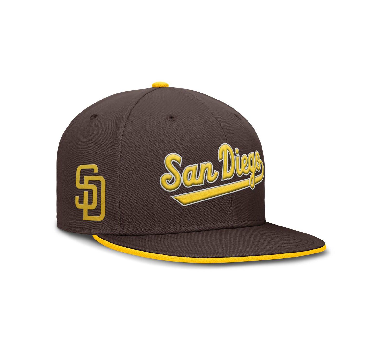 Nike Men's Brown San Diego Padres True Performance Fitted Hat