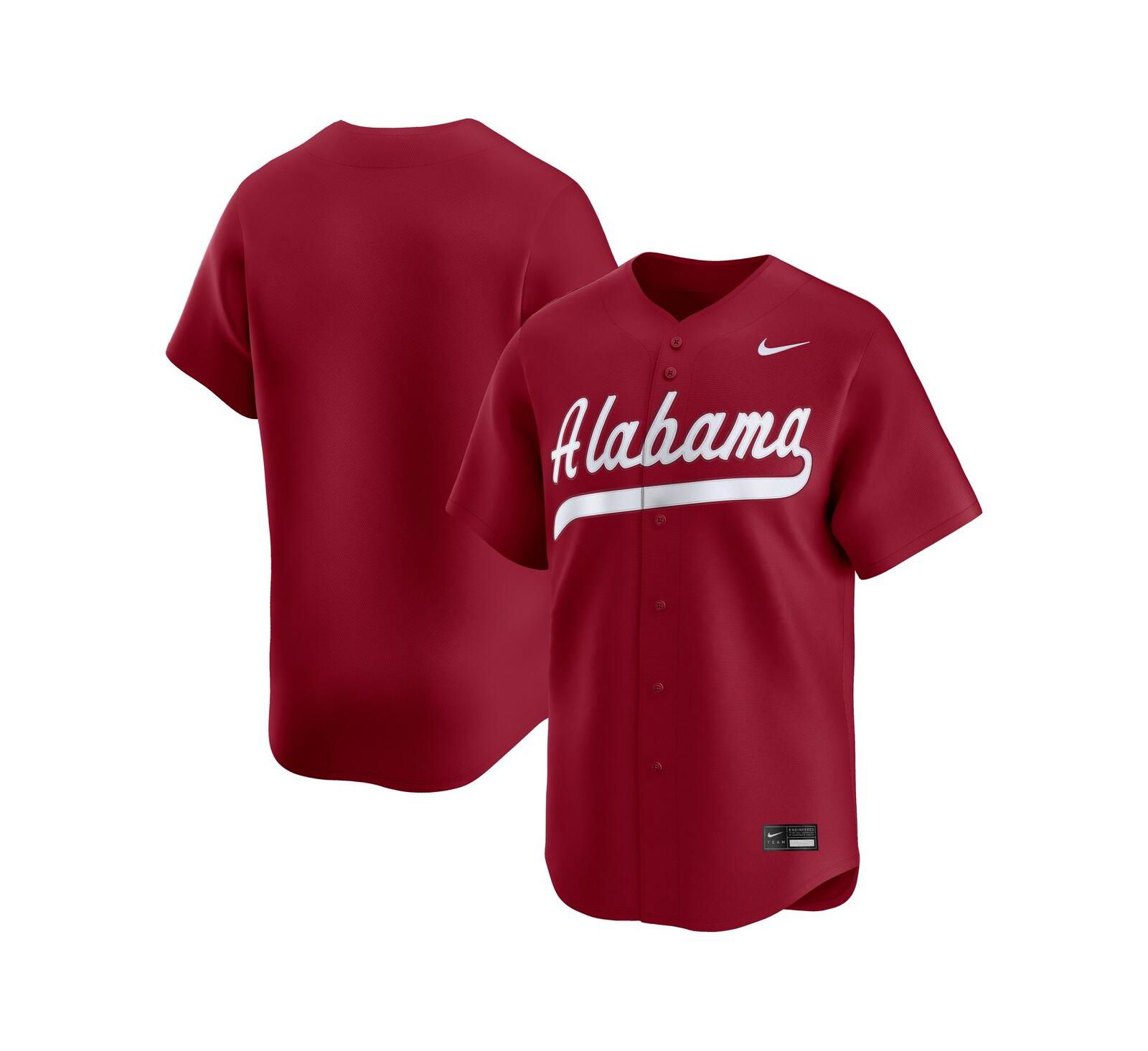 Nike Мужская джерси Alabama Crimson Tide College Limited Baseball Crimson
