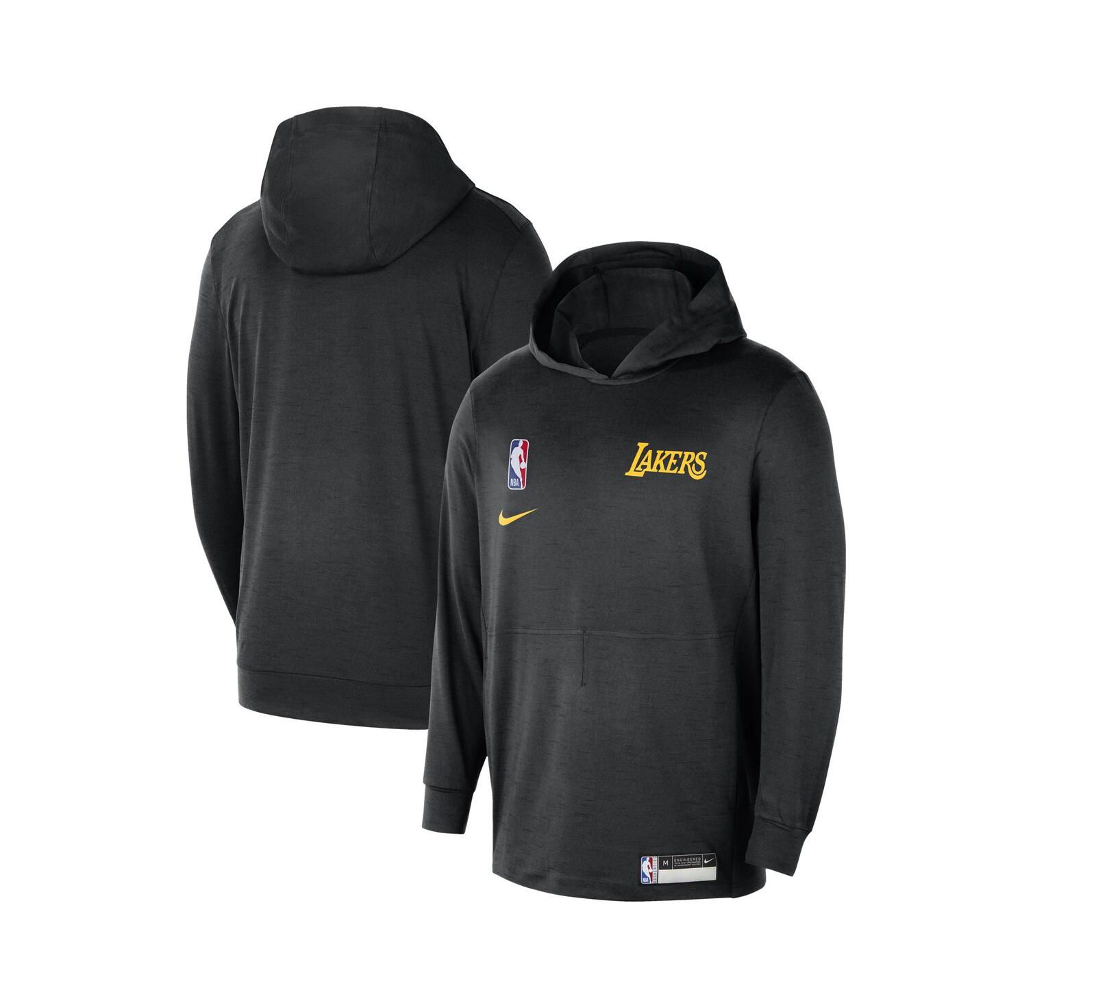 Мужское худи Nike Los Angeles Lakers 2024/25 On-Court Authentic Practice Yoga Restore Lightweight Pullover