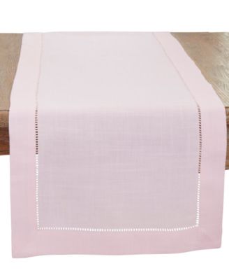 Дорожка на стол Saro Lifestyle Hemstitched Border, 16" x 54"