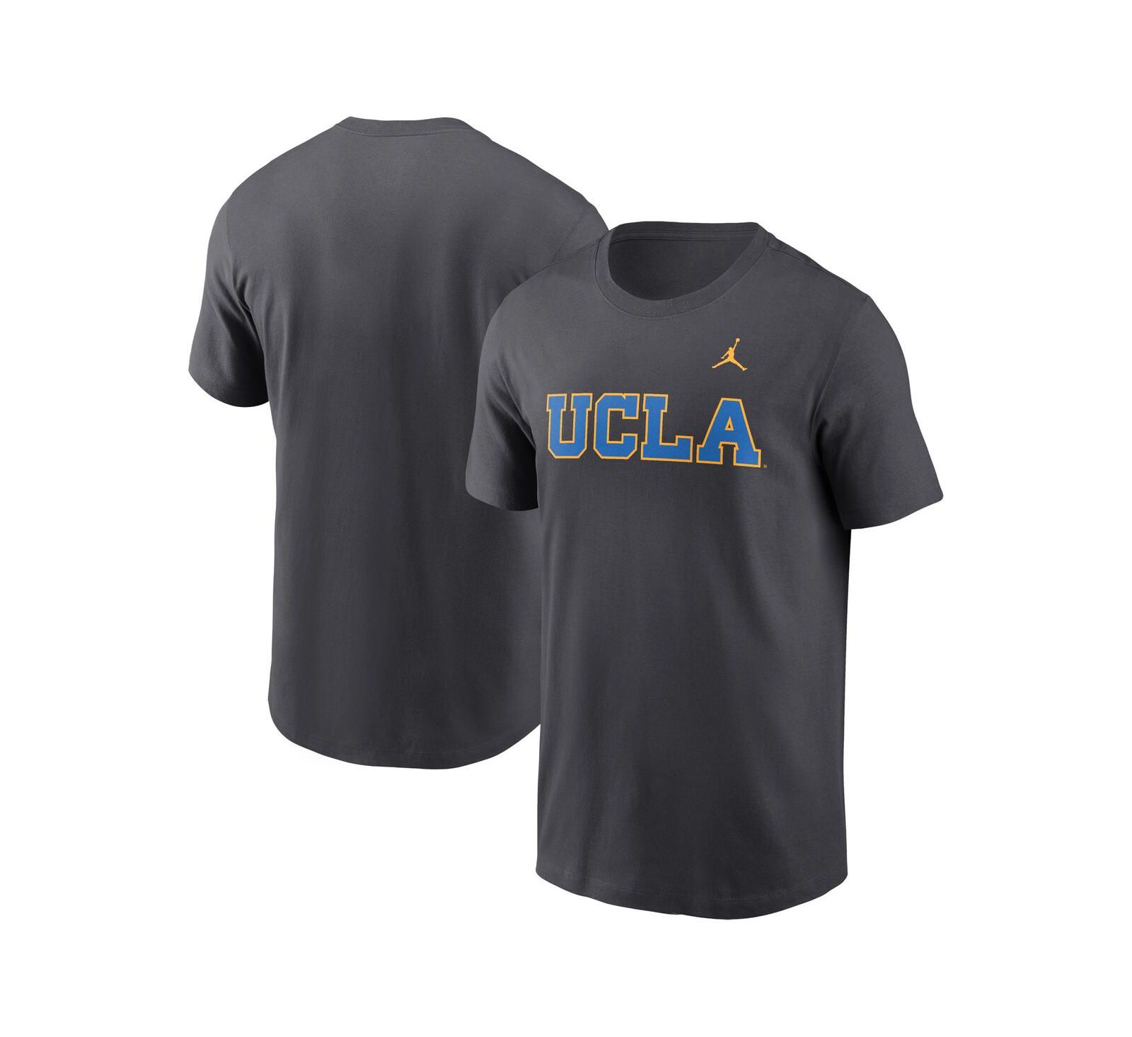 Jordan Men's Anthracite UCLA Bruins Primetime Wordmark T-Shirt