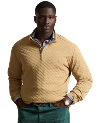 Polo Ralph Lauren мужской свитер с длинным рукавом и стеганым узором, Big & Tall