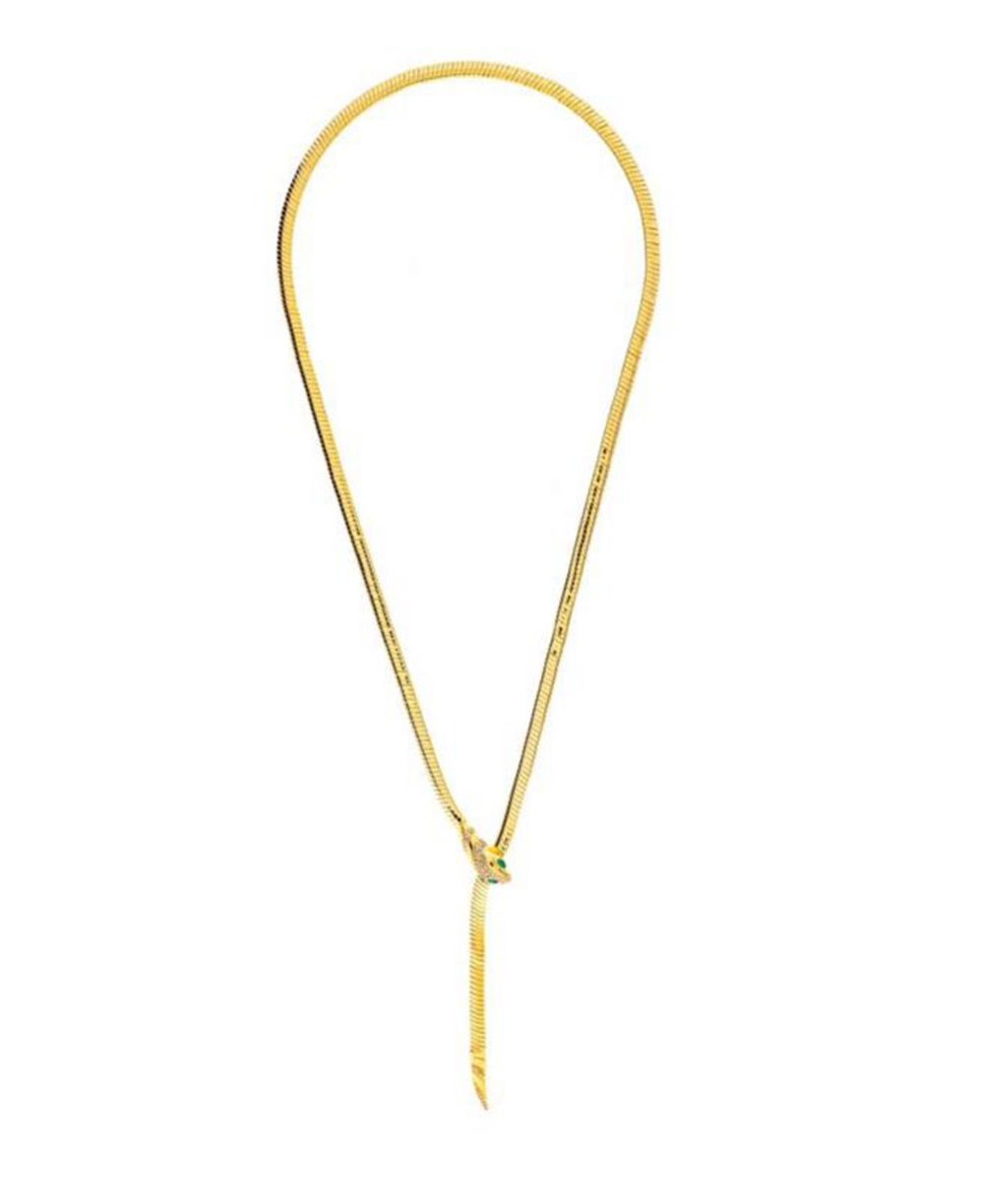 Rivka Friedman Ожерелье Snake Y с Cubic Zirconia Details