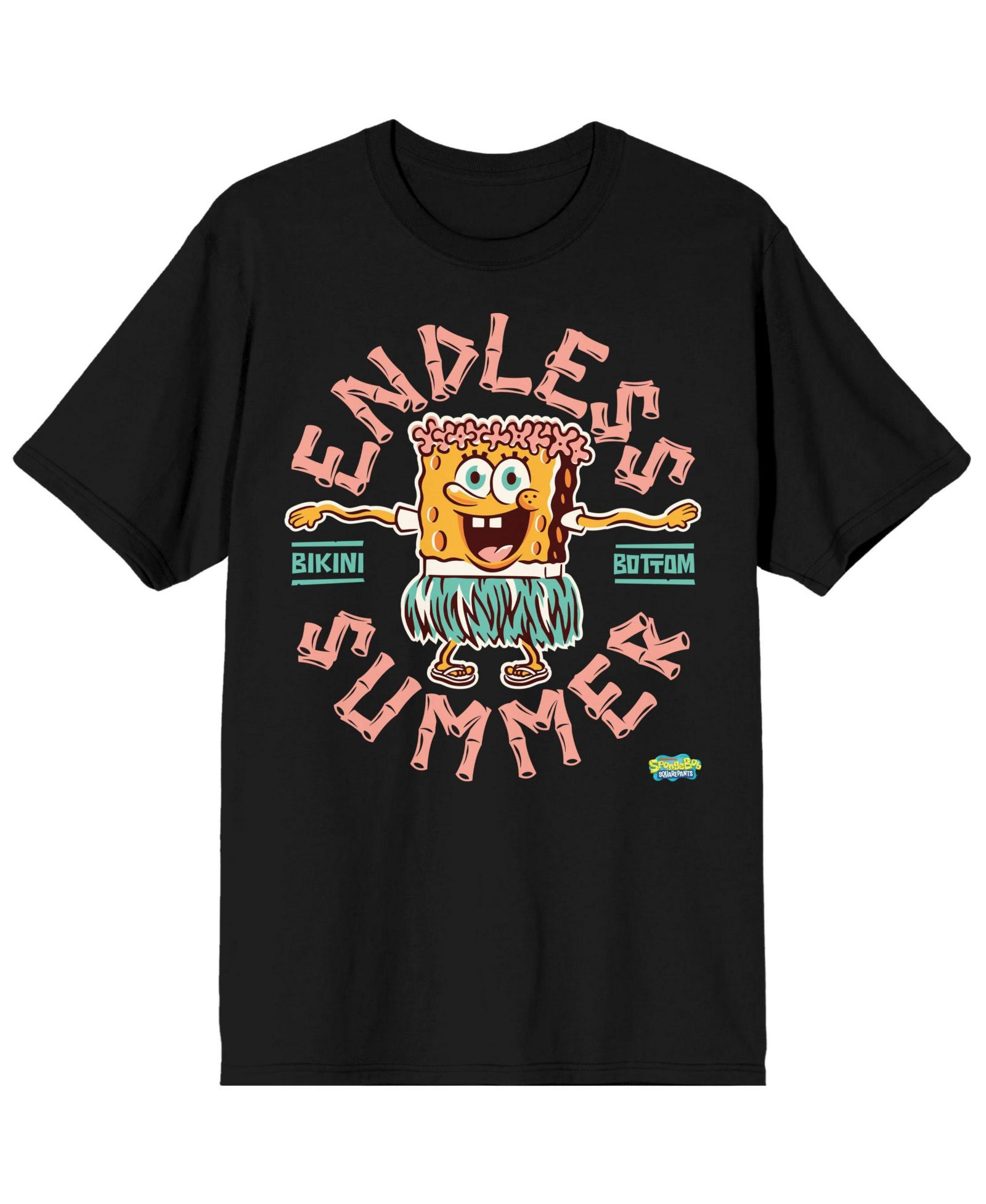 SpongeBob SquarePants Men's Hula Dancing Endless Summer Tee