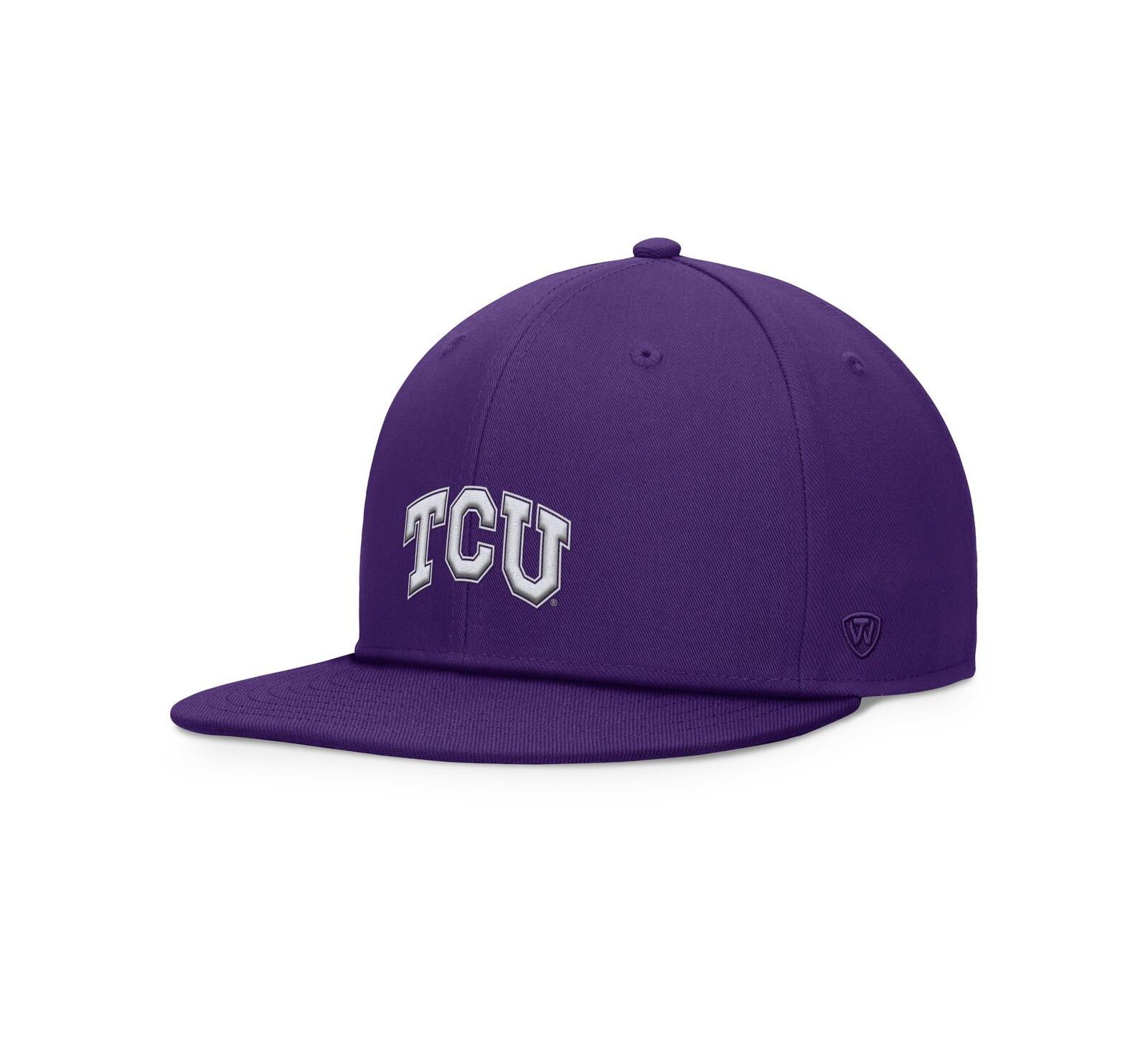 Top of the World Men's Purple TCU Horned Frogs Fundamental Snapback Hat