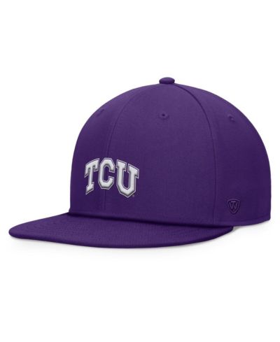Мужская кепка snapback Top of the World Purple TCU Horned Frogs Fundamental