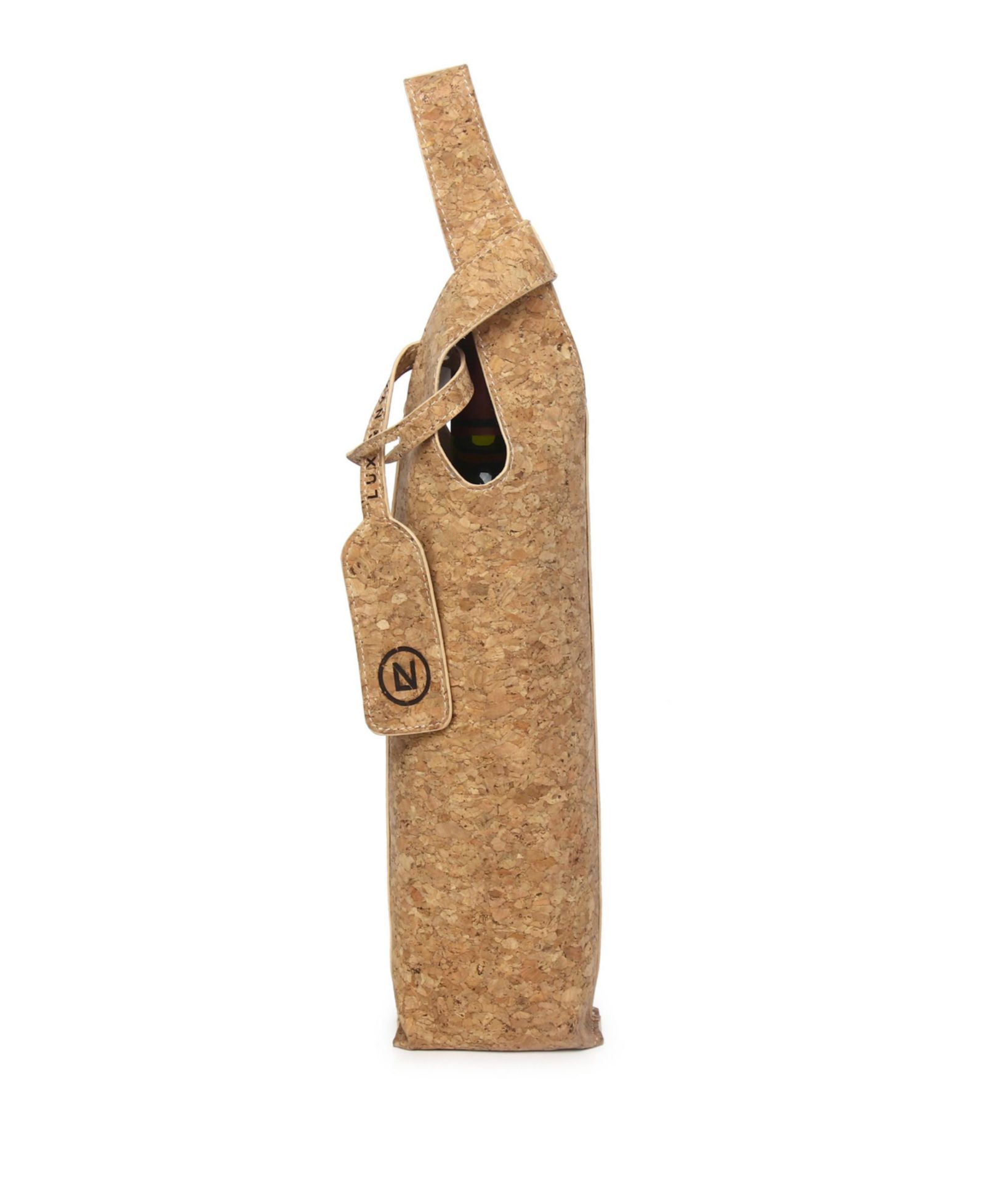 Lux & Nyx Wine Bag - 1.5-Liter Bottle Tote Bag - Premium Cork or Leather