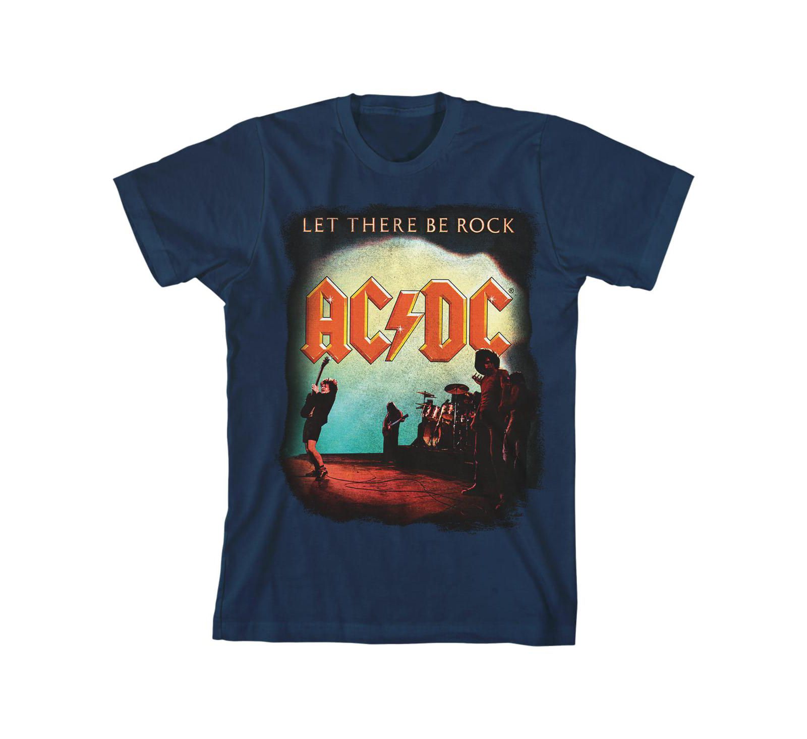Мужская футболка AC/DC Let There Be Navy с коротким рукавом, размер XS