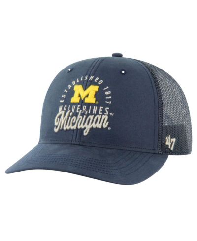 '47 Brand Мужская бейсболка Michigan Wolverines Pitstop Trucker