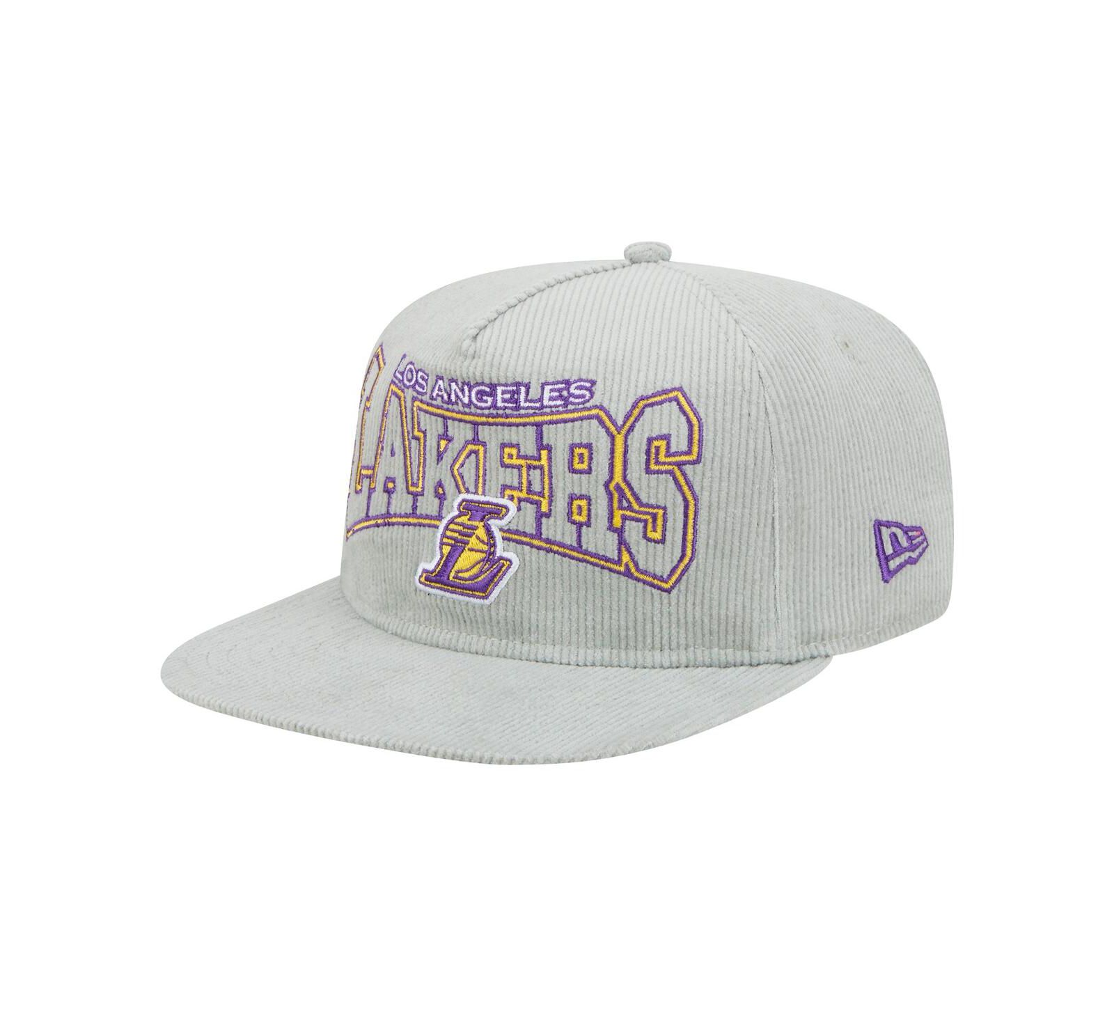 New Era Мужская кепка Los Angeles Lakers Throwback Corduroy
