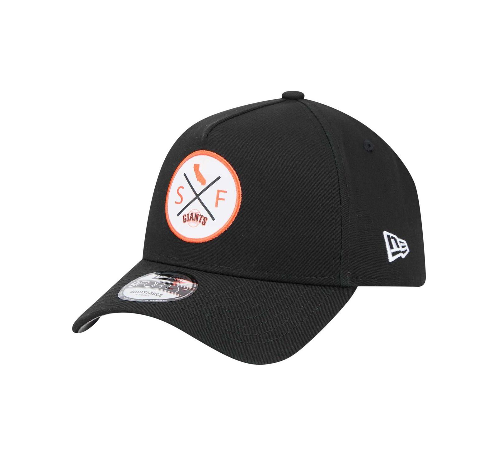 Мужская кепка New Era Black San Francisco Giants 9FORTY A-Frame Adjustable